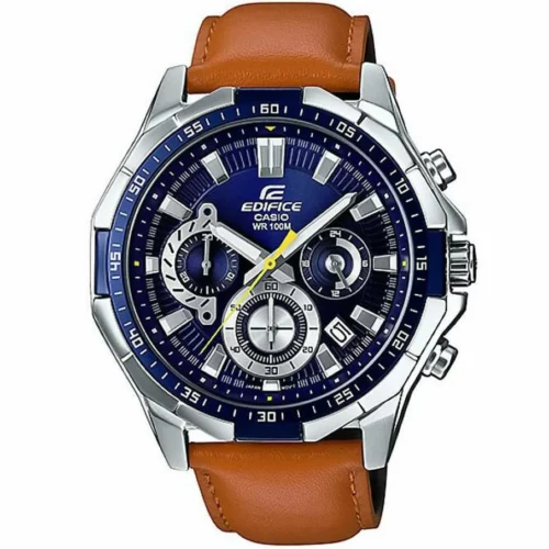 ساعة كاسيو اديفيس للرجال جلد EFR-554L-2AV