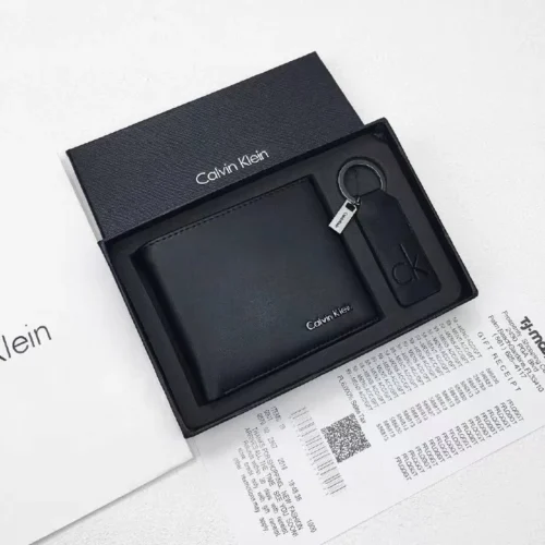 Calvin Klein Wallet and Keychain for Men